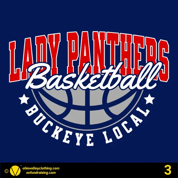 Buckeye Local Lady Panthers Basketball 2025-26 Design 03