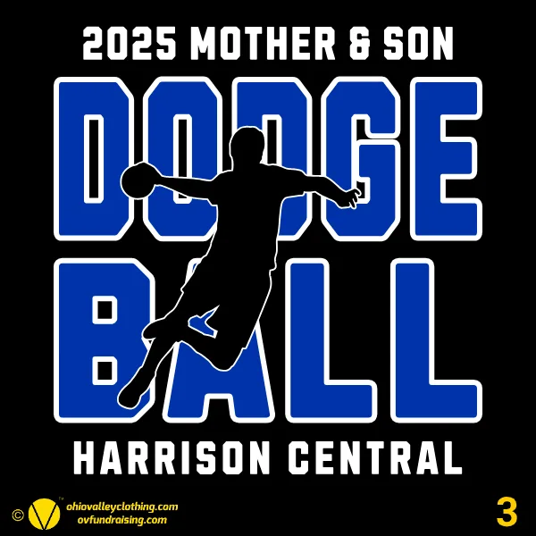 Harrison Central Mother Son Dodgeball 2025 Design 03