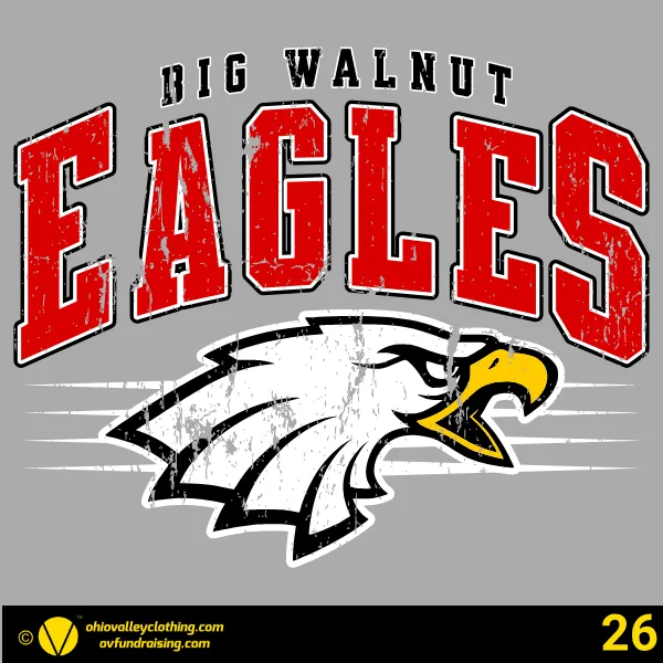 Big Walnut High School Swim Team 2026 Design 26