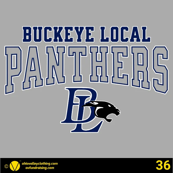 Buckeye Local Lady Panthers Basketball 2025-26 Design 36