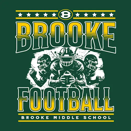 Brooke Middle School Football 2025