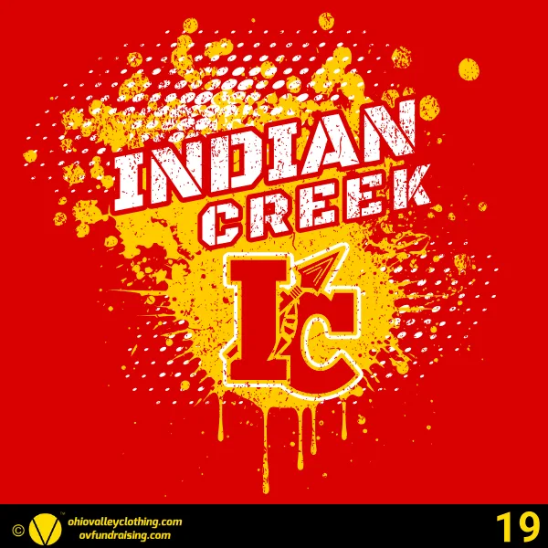 Indian Creek Middle School Football 2024 Design 19