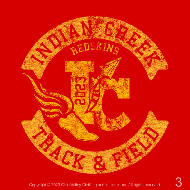 Indian Creek Track & Field 2023 Fundraising Sample Designs Indian-Creek-Track-2023-Design page 03