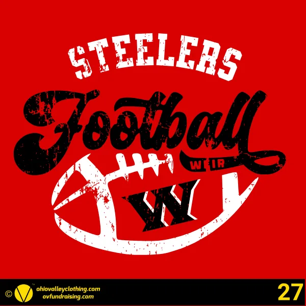 Weirton Steelers Cheering Organization 2026 - Design 27