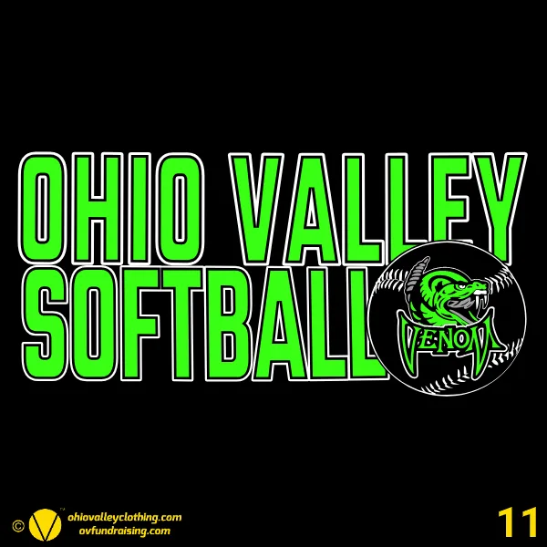 Ohio Valley Venom Softball 2024-2025 Design 11