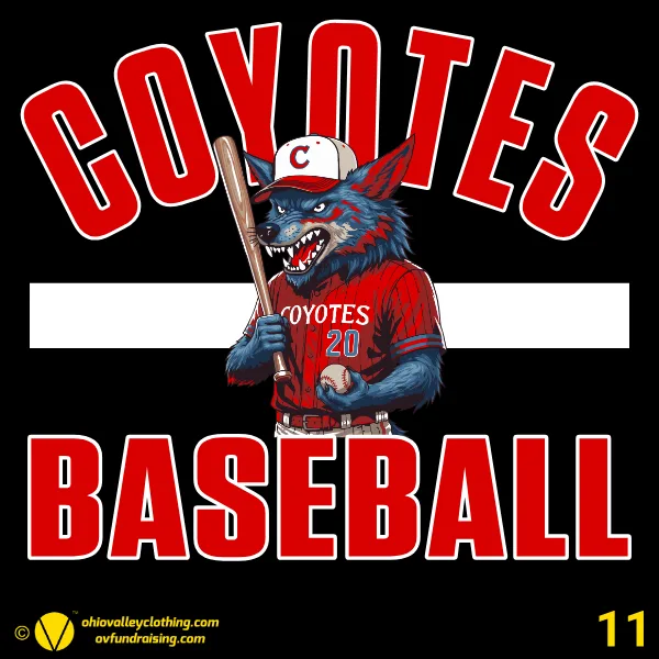 Coyotes Baseball Spring 2026 Design 11