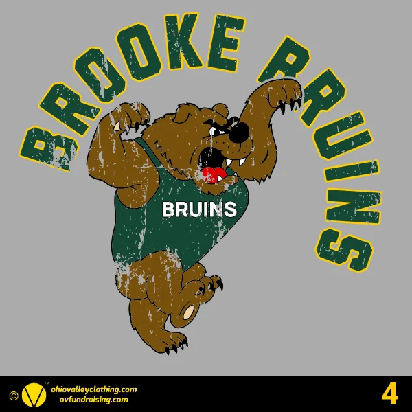 Brooke Middle School Football 2025 Design 04