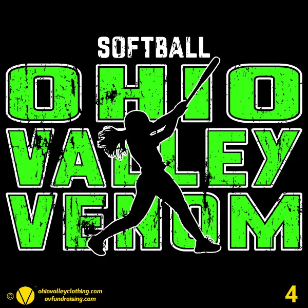 Ohio Valley Venom Softball 2024-2025 Design 04