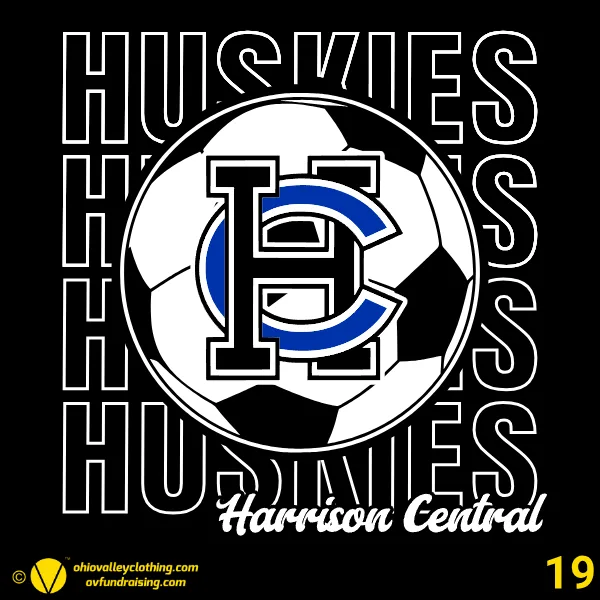 Harrison Central Huskies Soccer 2026 Design 19