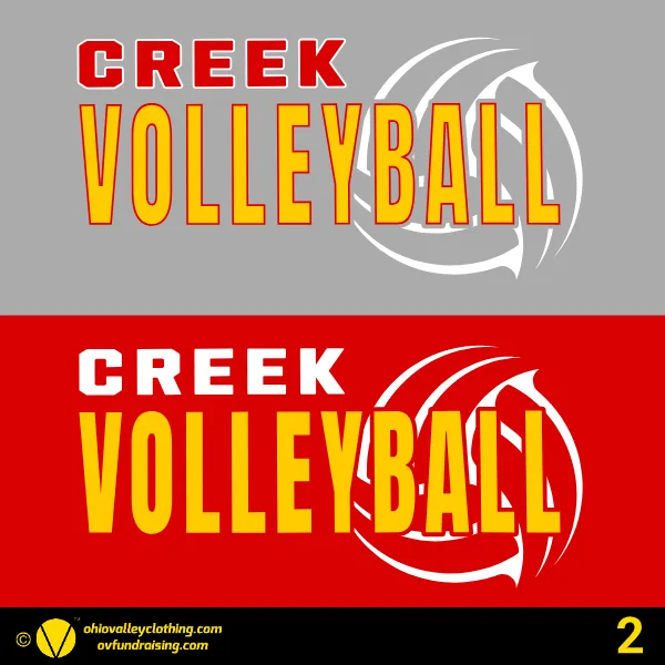 Indian Creek Volleyball Practice Shirts 2025 Design 02