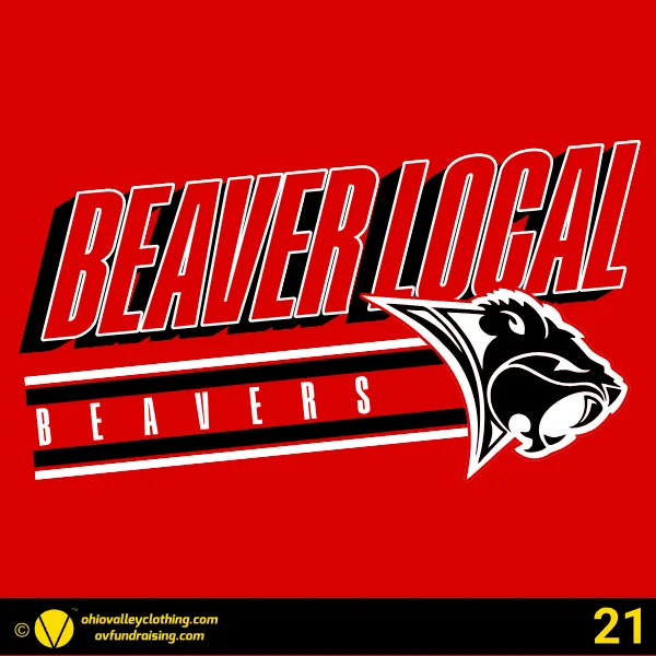 Beaver Local Red Pride Band Boosters 2026 Design 21