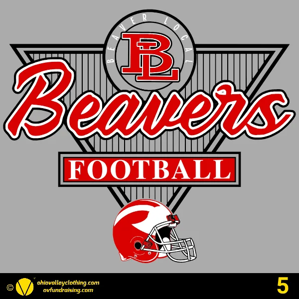 Beaver Local Touchdown Club 2025 Design 05