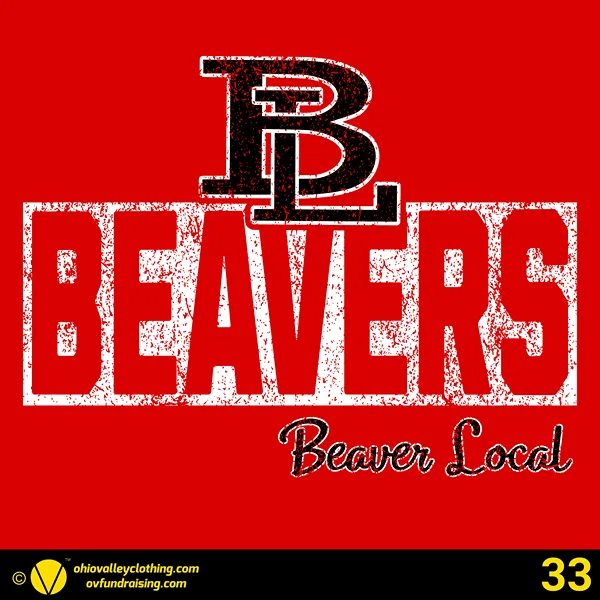 Beaver Local Boys Basketball 2024-2025 Design 33