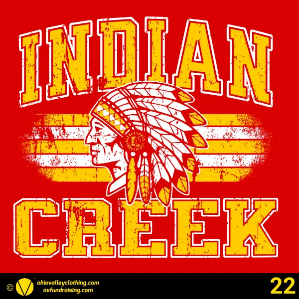 Indian Creek High School Cheerleaders 2025 Design 22