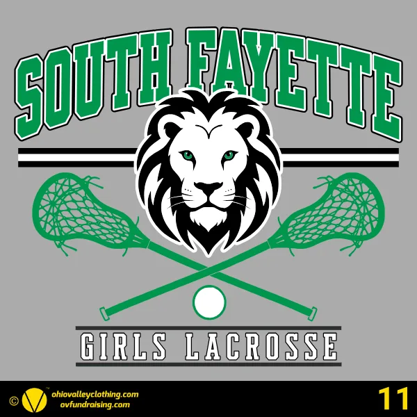 South Fayette Girls Lacrosse Boosters 2026 Design 11