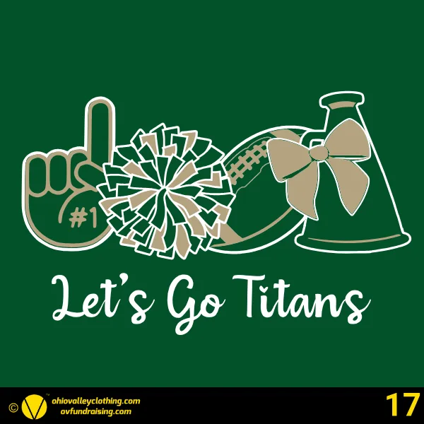 Toronto Titans Youth Football & Cheer 2026 Design 17