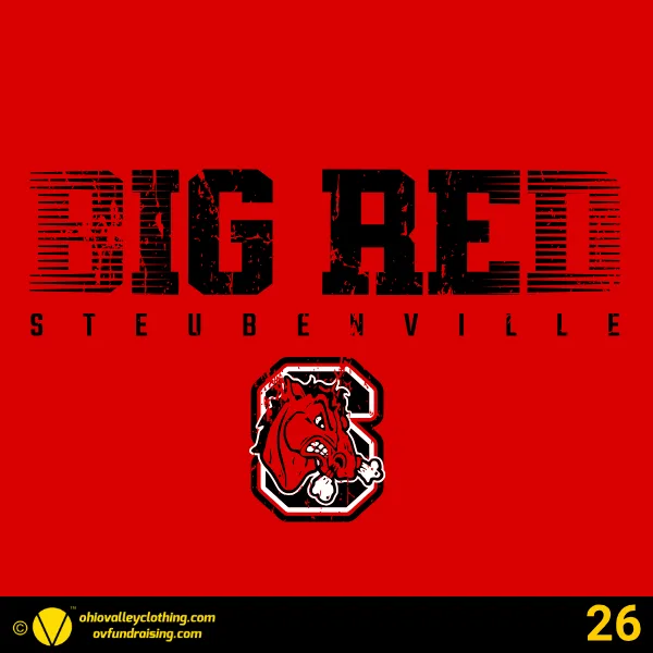 Steubenville Big Red Golf 2026 Design 26