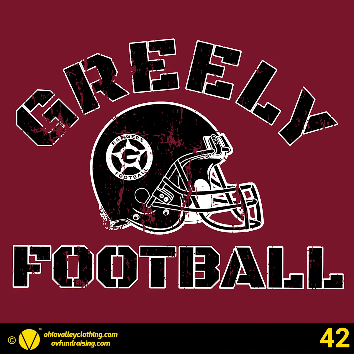 Greely Rangers Football 2026 Design 42