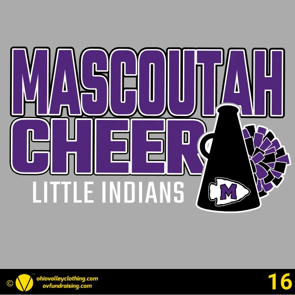 Mascoutah Little Indians Football and Cheer 2026 Design 16