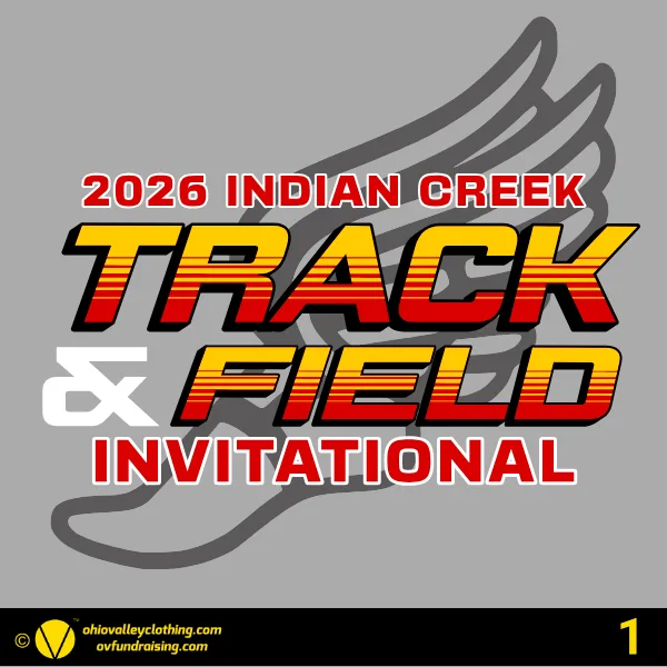 Indian Creek Track Invitational 2026 Design 01