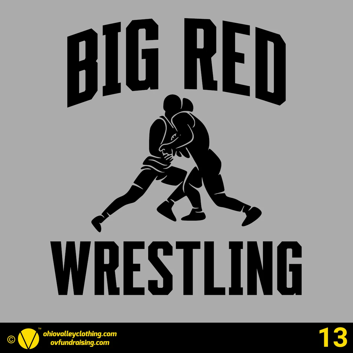 Steubenville Big Red Wrestling 2025-26 Design 13