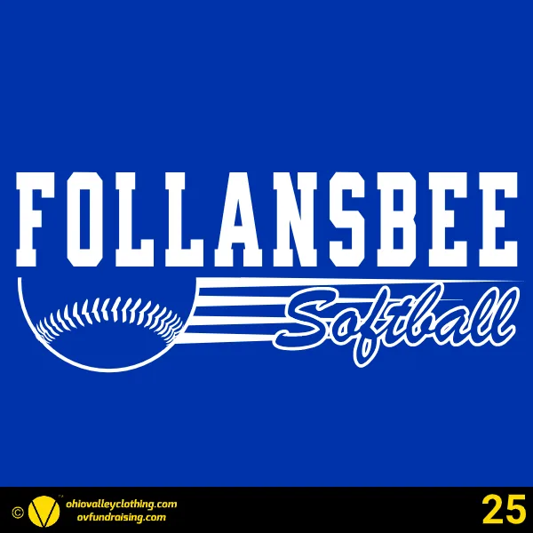 Follansbee Baseball & Softball Association 2025 Design 25