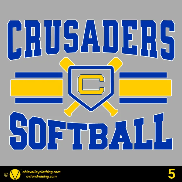 Steubenville Catholic Central Softball 2026 Design 05