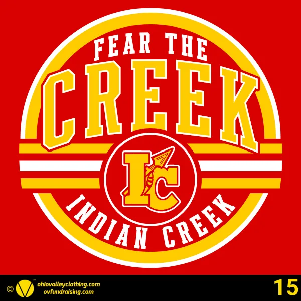 Indian Creek Athletic Boosters 2026 Design 15