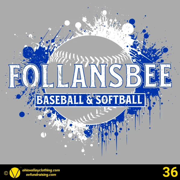 Follansbee Baseball & Softball Association 2025 Design 36
