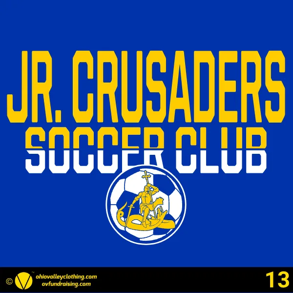 Jr. Crusaders Soccer 2026 Design 13