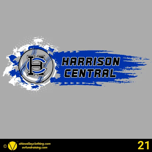 Harrison Central Youth Baseball Association 2025 Design 21