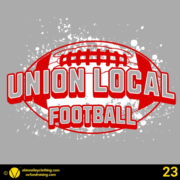 Union Local Little Jets Football 2026 Design 23