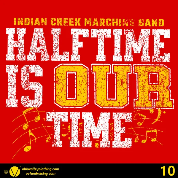 Indian Creek Marching Band 2024 Design 10