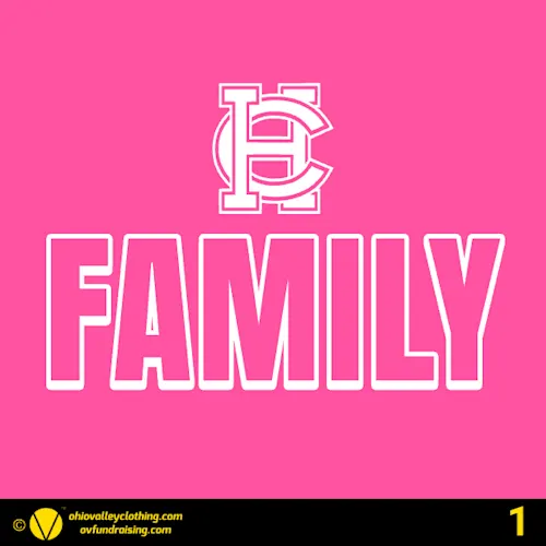 Harrison Central Football Pink Out Game 2026 Fundraising Sample Designs