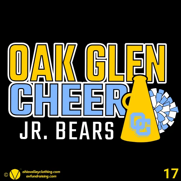 Oak Glen Jr. Bears Cheer 2025 Design 17