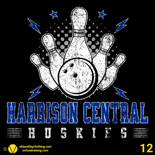 Harrison Central Bowling 2024 Design 12