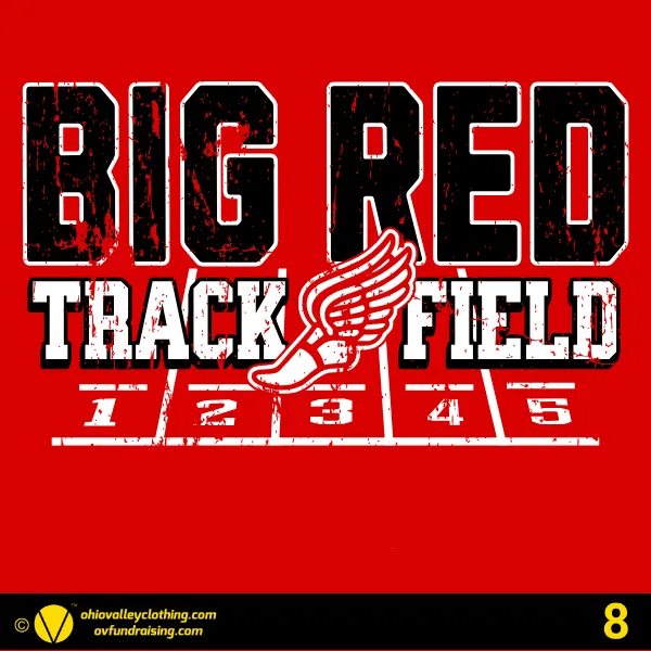 Steubenville Big Red Track 2026 Design 08