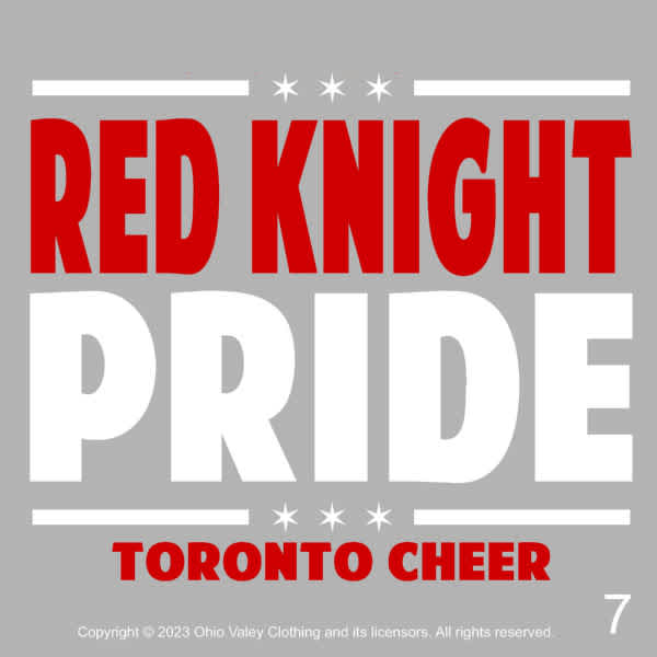 Toronto Red Knights High School Cheerleaders Spring 2023 Fundraising Sample Designs Toronto High School Cheerleaders Spring 2023 Fundraising Design Samples 001 Page 07