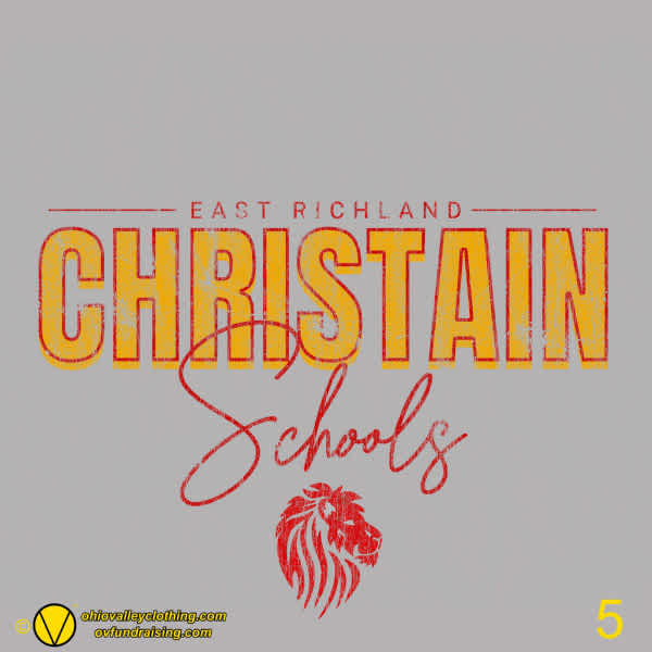 East Richland Christian Schools 2023-24 Fundraising Sample Designs East Richland Christian Schools Fall 2023 Design Page 05
