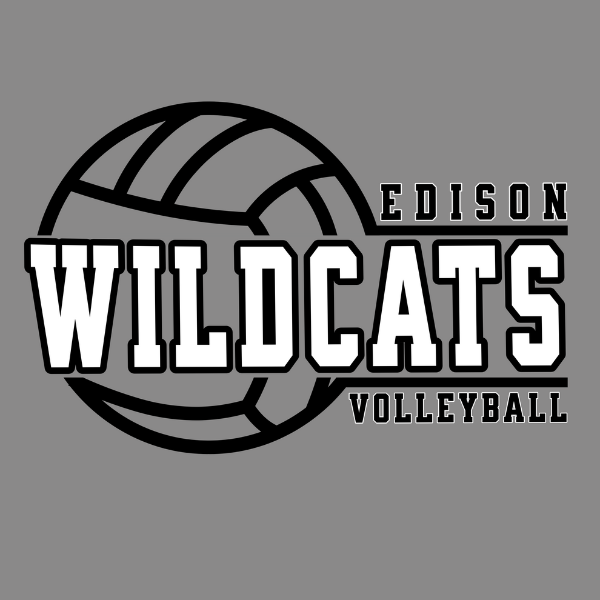 Edison Volleyball 2024 logo