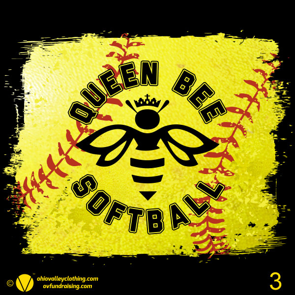 Queen Bee Softball Sample Designs 2024 Queen Bee 2024 Fundraising Sample Design 03