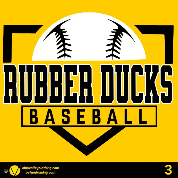 Rubber Ducks Baseball 2024 Design 03