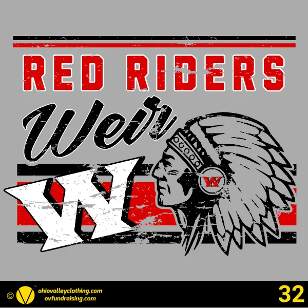 Weir Middle School Baseball 2026 Design 32