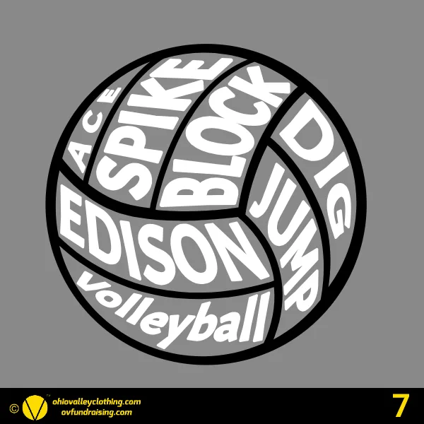 Edison Volleyball 2024- Design 07