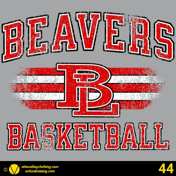 Beaver Local Boys Basketball 2024-2025 Design 44