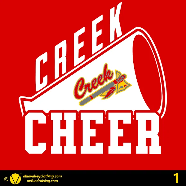 Creek Youth Cheerleaders 2024- Design 01