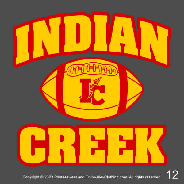 Indian Creek Boosters 2023 Sample Designs for Night at the Races and Locker Indian Creek Boosters 2023 Football Designs Page 12