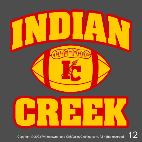 Indian Creek Boosters 2023 Football Designs Page 12