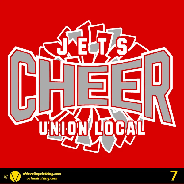 Union Local Little Jets Cheer 2026 Design 07