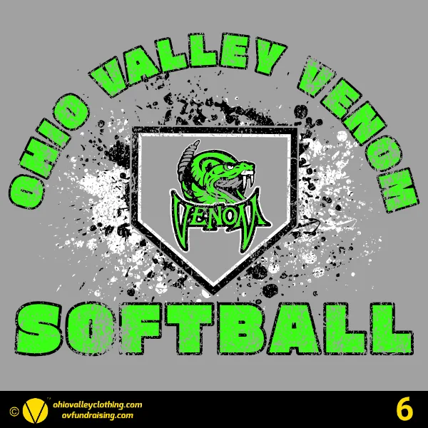 Ohio Valley Venom Softball 2024-2025 Design 06